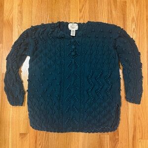 Vintage Handknit Yarnworks Sweater Ramie and Cotton